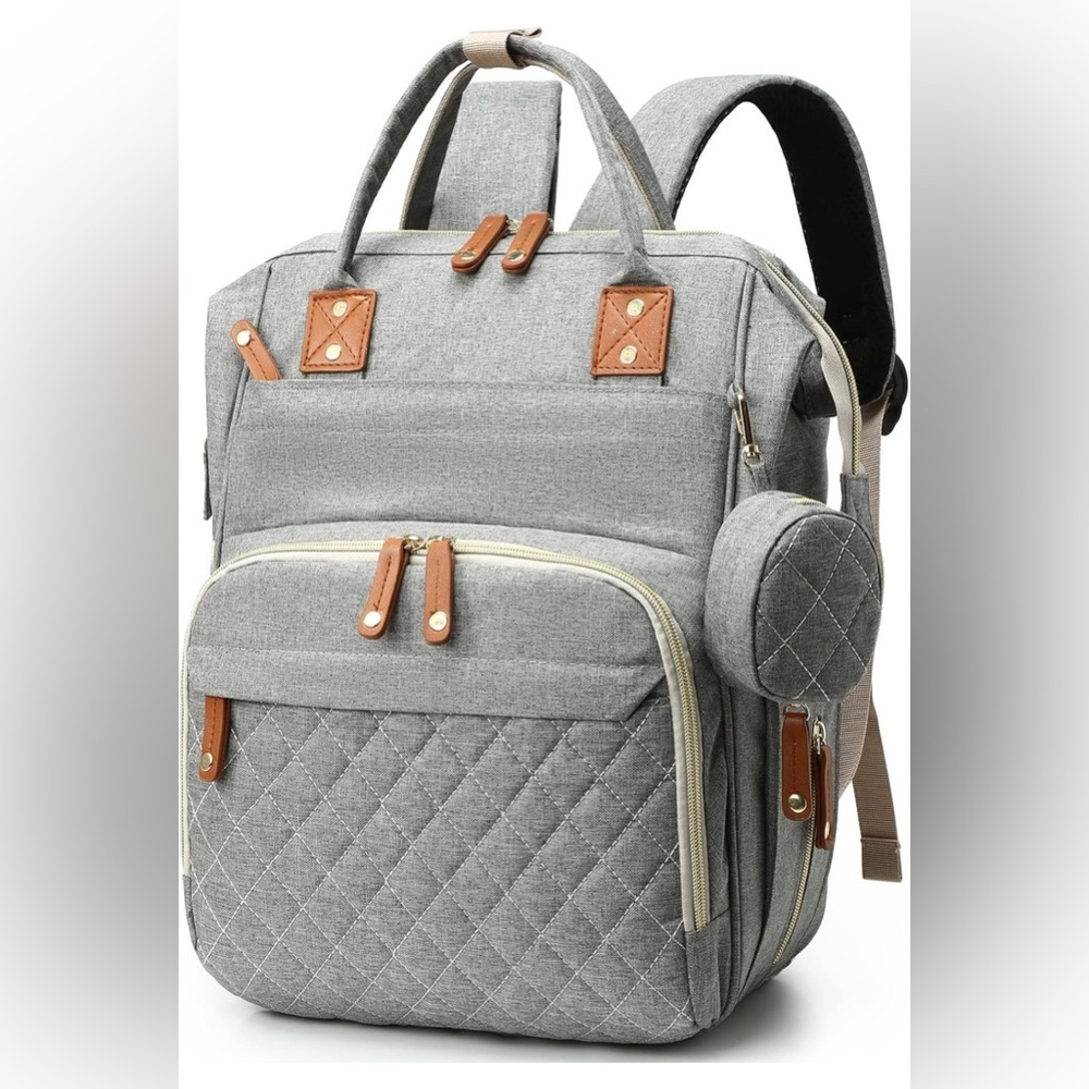 NWOT Diaper bag with Changing station and usb charger port